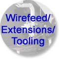 State-of-the-art wirefeed guide arrangement
for automated fusion welding equipment. Tool design/manufacturing for welding
and machining processes.